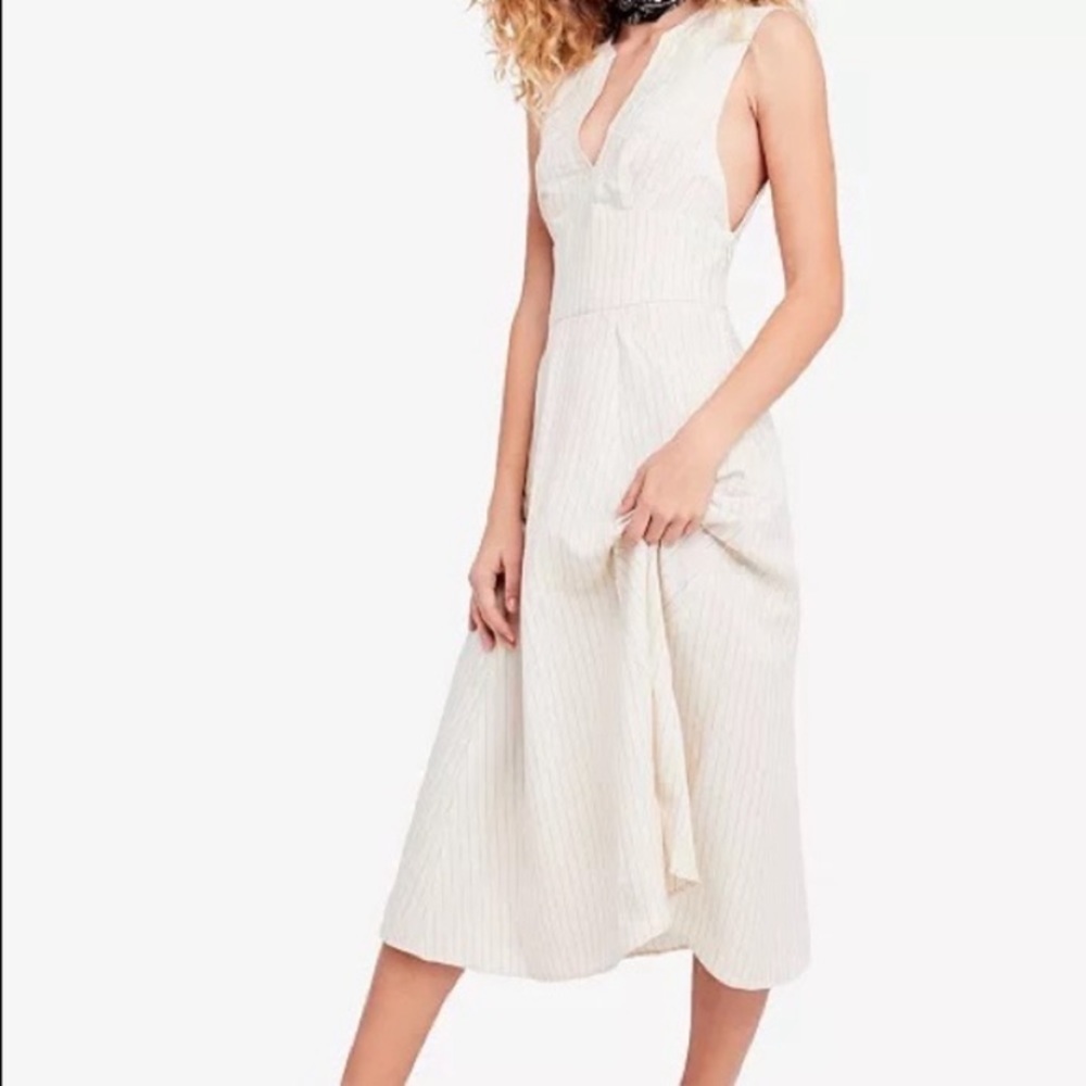 NWT Free People Pretty Daze Midi Dress.